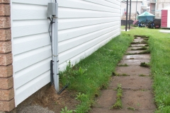Before Path from Front of House to Backyard