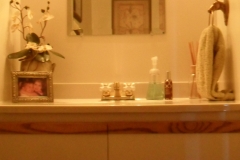 Before Powder Room Vanity Area #2