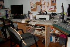 Before Organizing Art Area